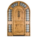 Solid Wood Arched Exterior Door